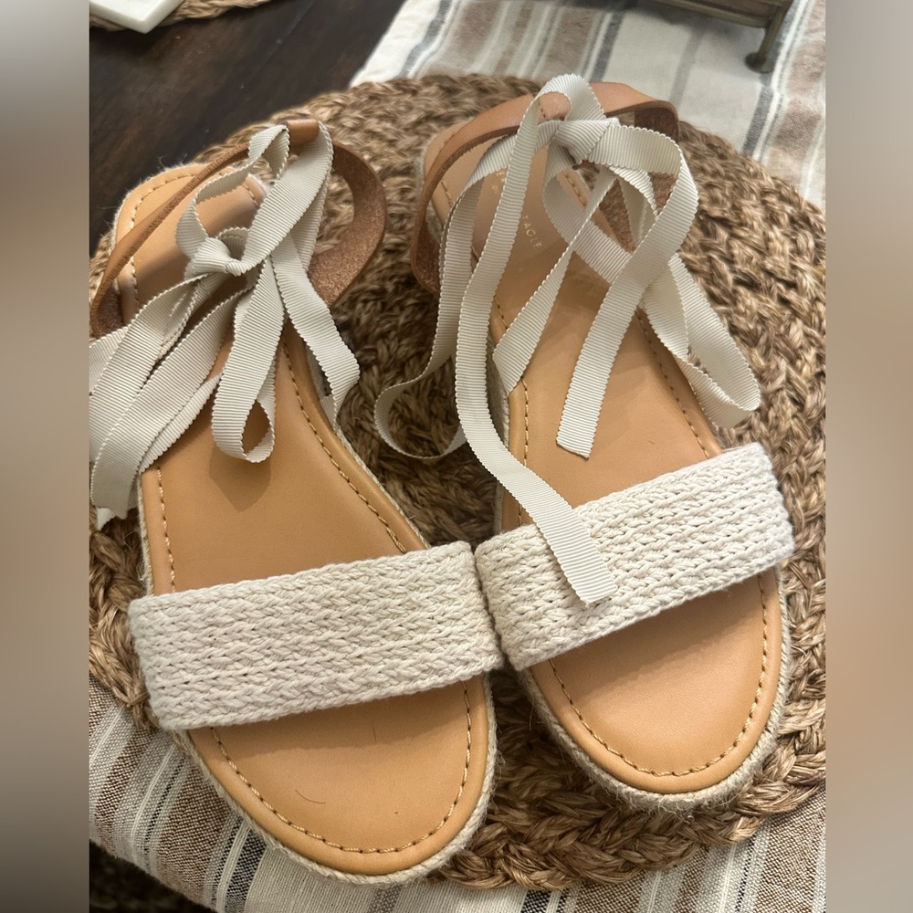 Lace Up Wedges
